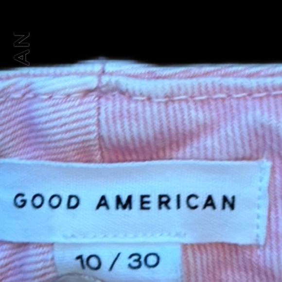 Good American Like New Good Legs Flare Mineral Rose Quartz Pink Jeans Size 10/30 - Picture 5 of 12